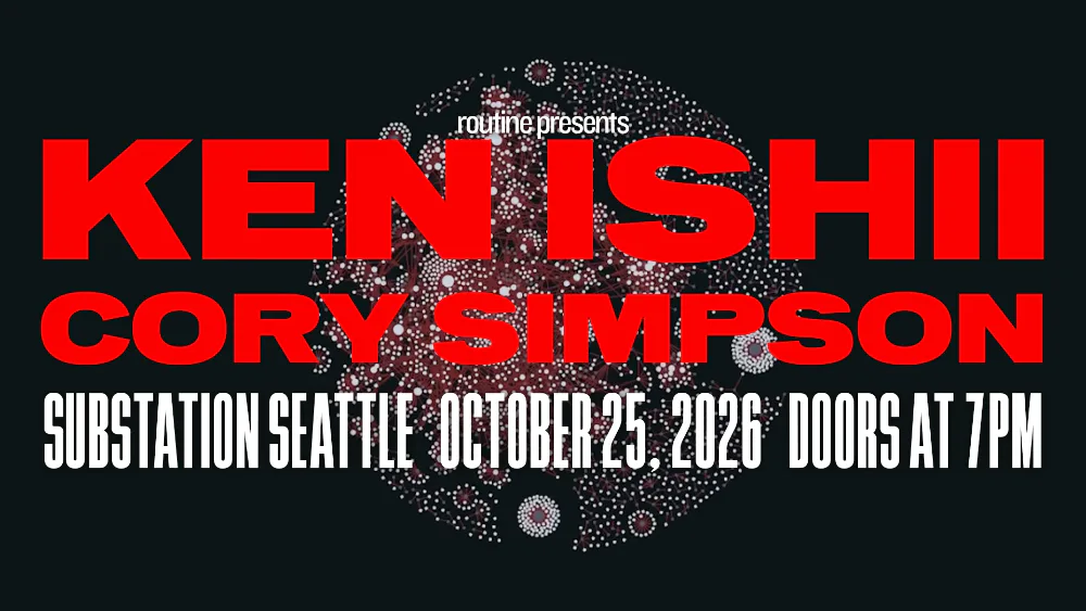 Ken Ishii — event flyer