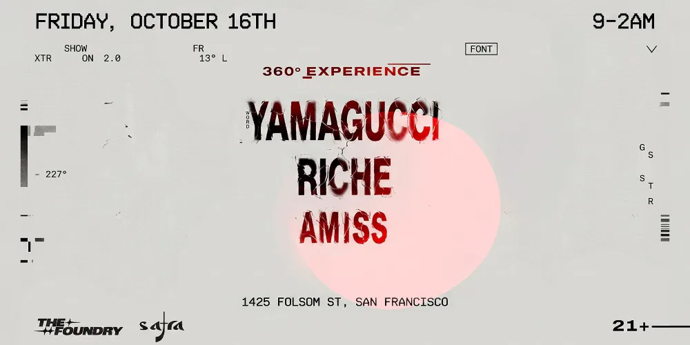 Yamagucci, Riche — event flyer