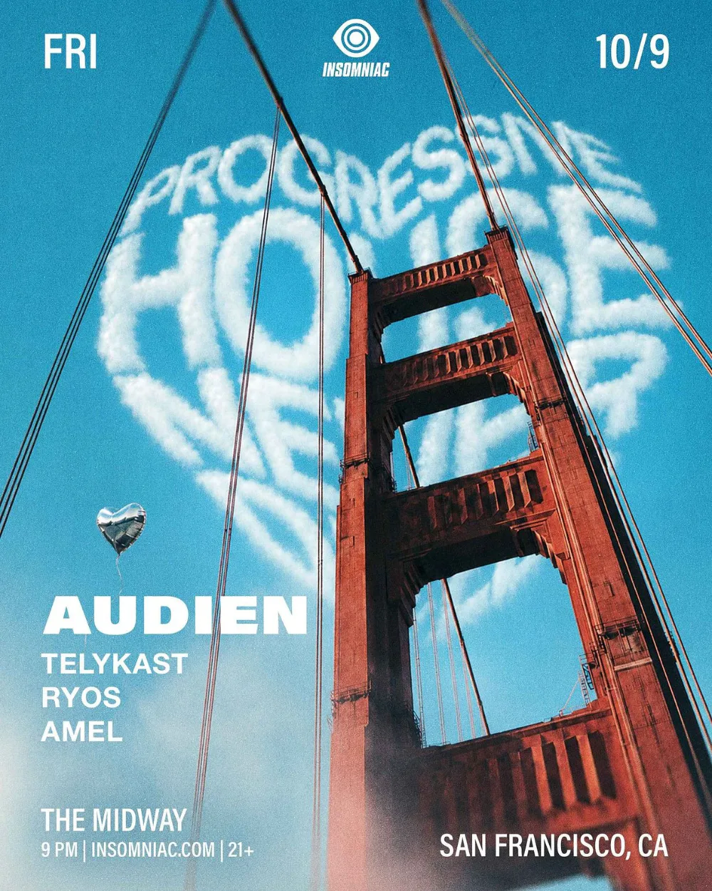 Audien — event flyer