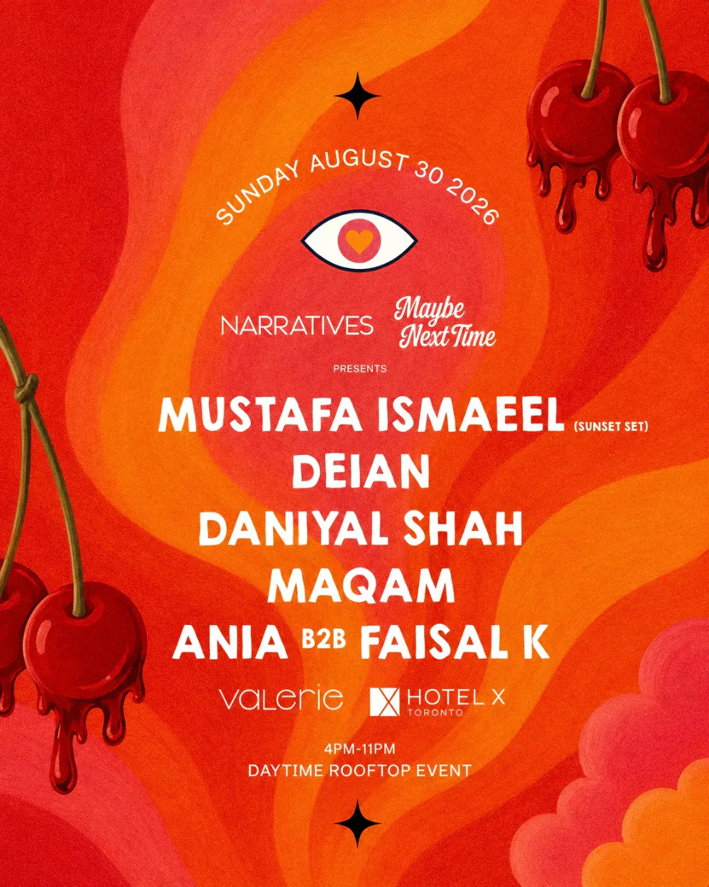 Mustafa Ismaeel, Daniyal Shah, Deian — event flyer