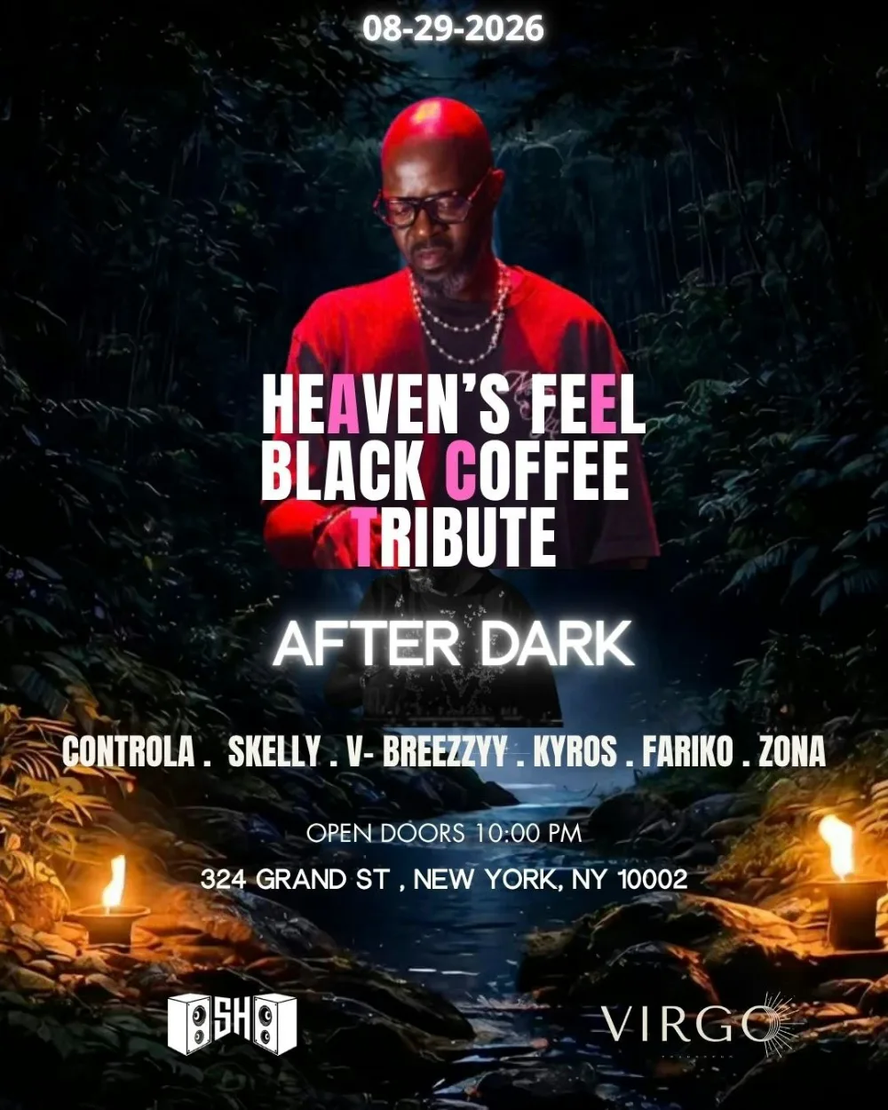 Heaven's Feel After Dark - Black Coffee Tribute — event flyer