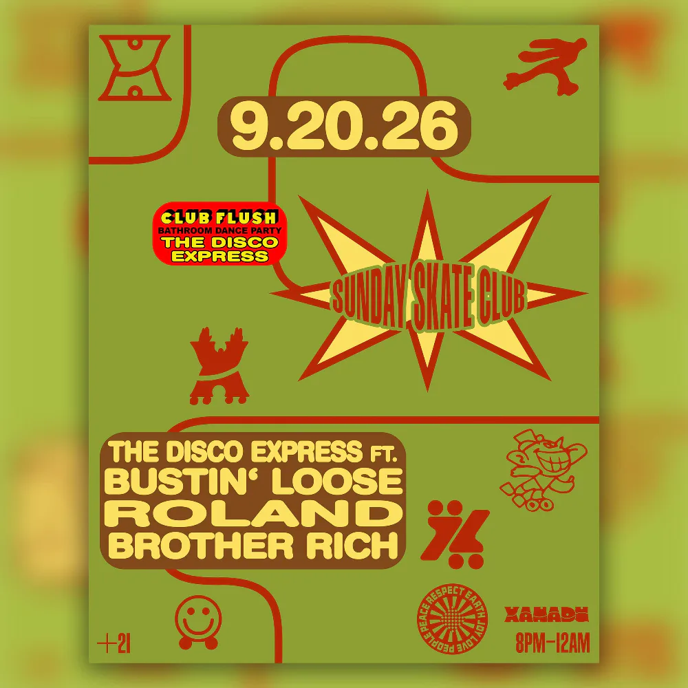 Sunday Skate Club β event flyer