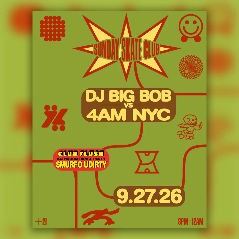 Sunday Skate Club — event flyer
