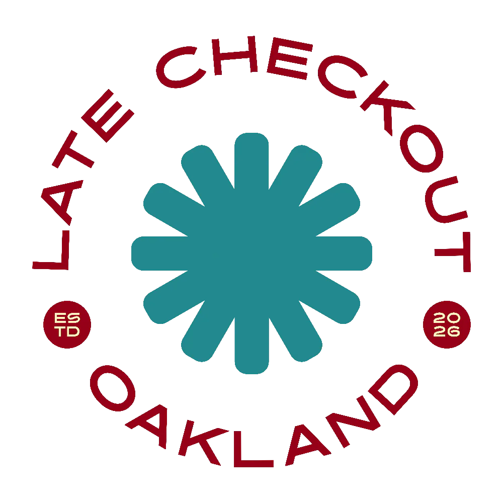 Late Checkout — event flyer