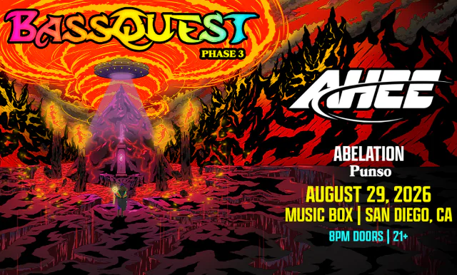 AHEE, Abelation — event flyer