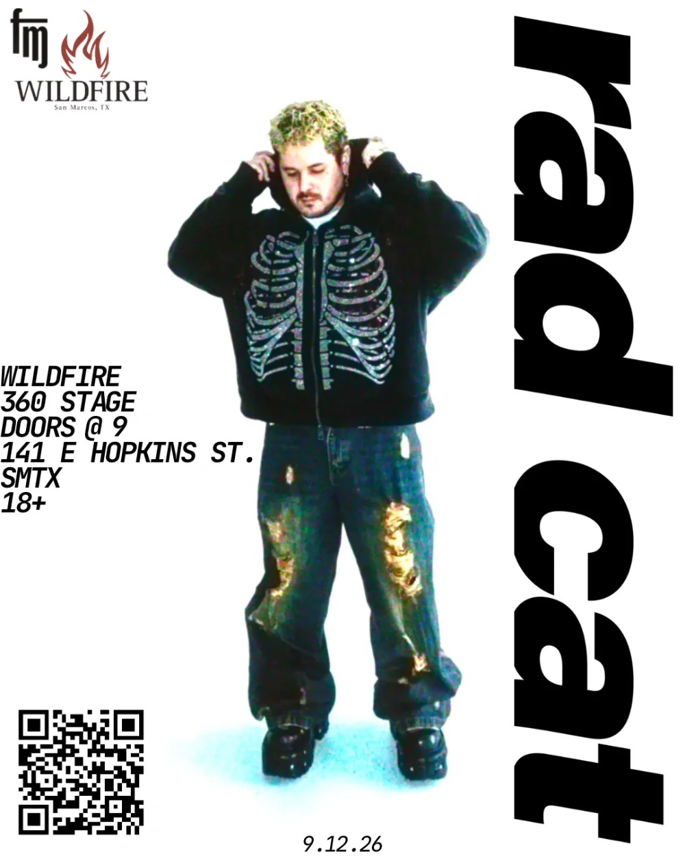 Rad Cat — event flyer
