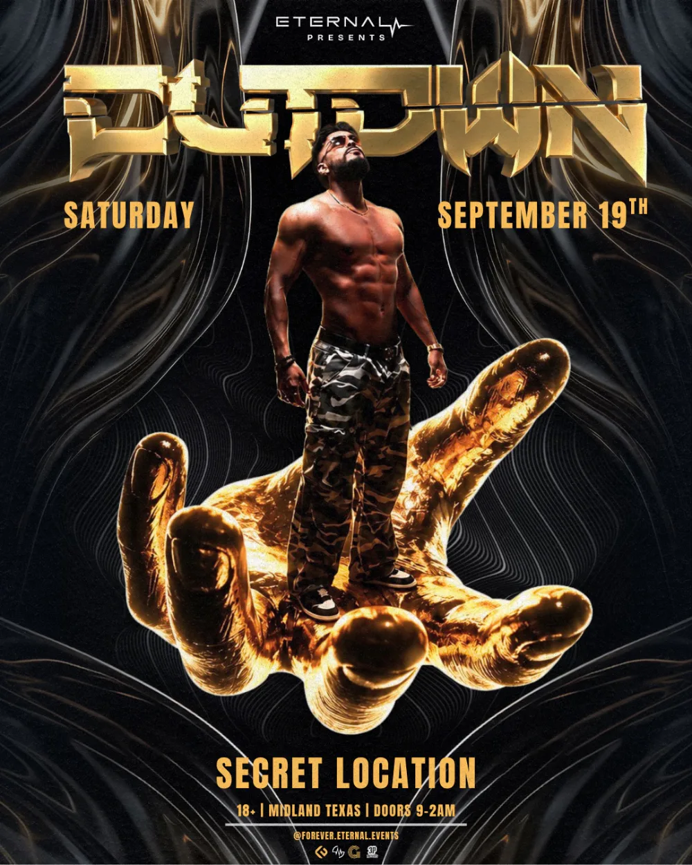 CUTDWN, Forever Eternal — event flyer