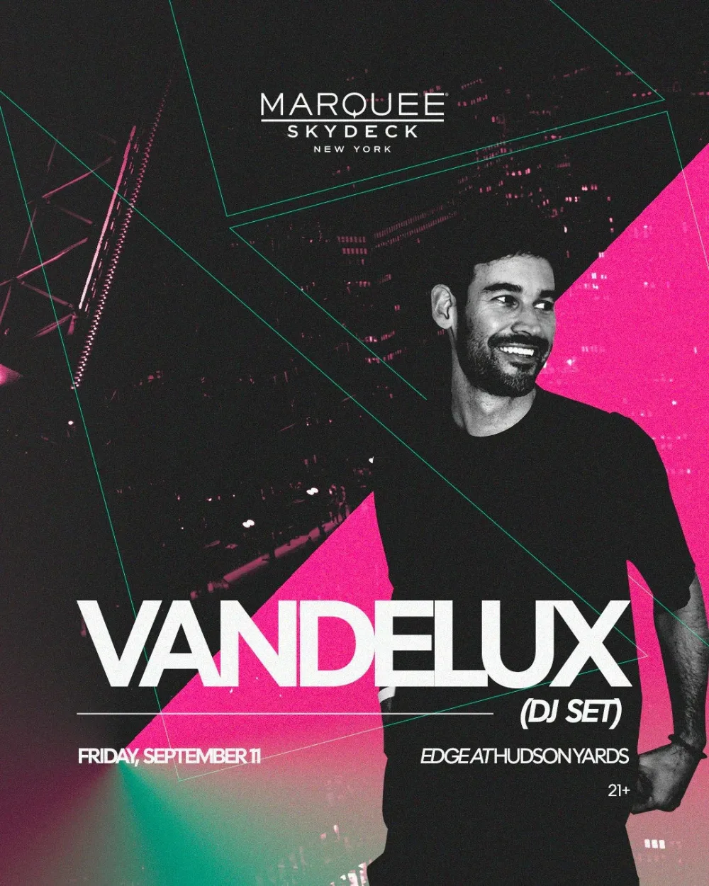 Vandelux — event flyer