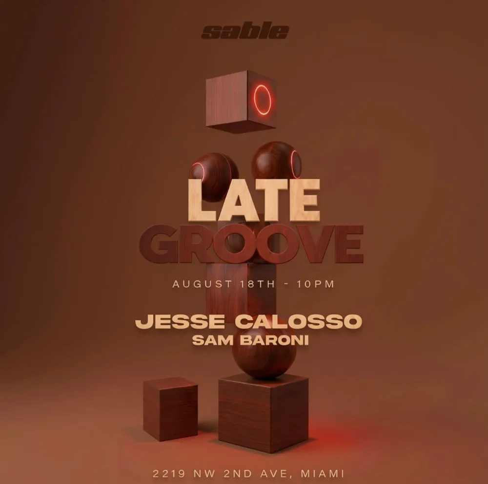 Jesse Calosso — event flyer
