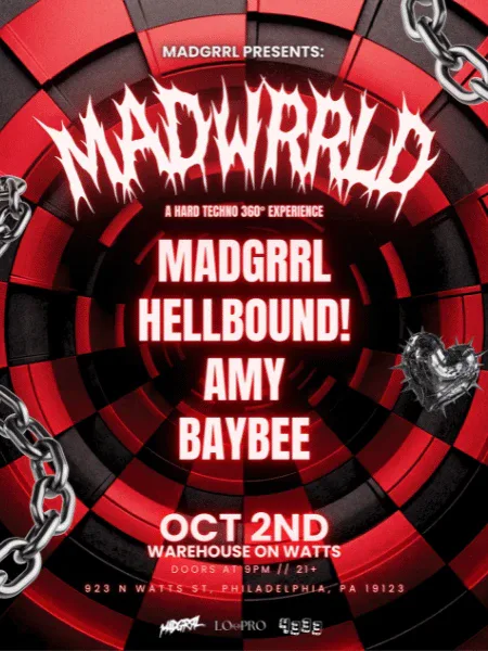 MADGRRL — event flyer