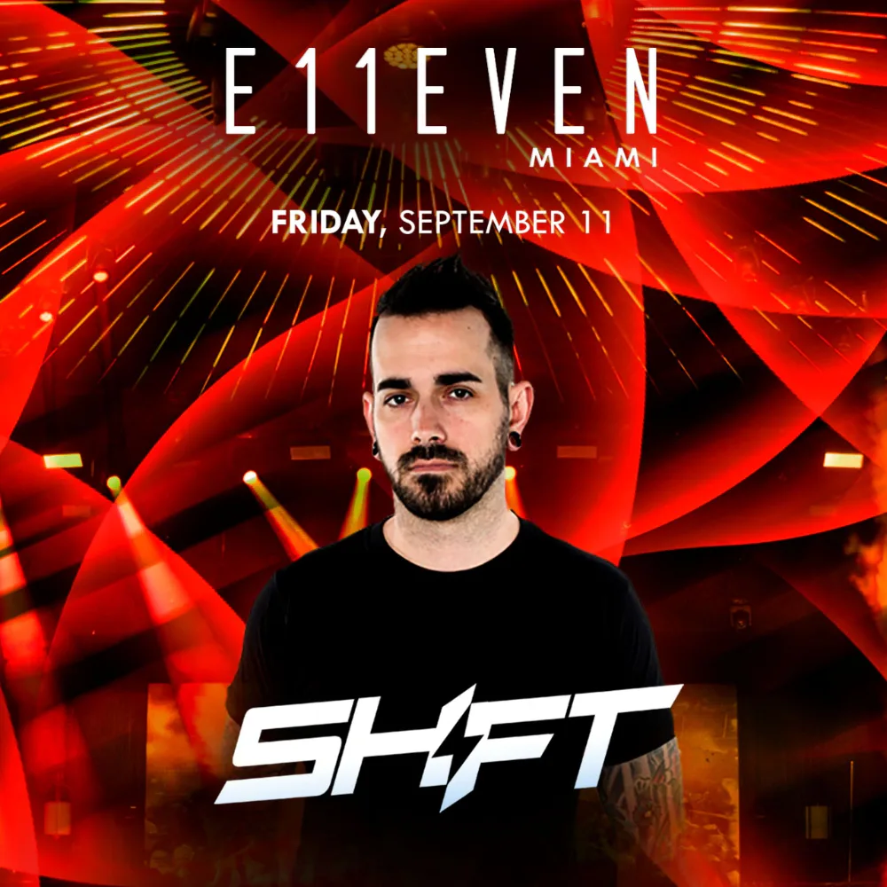 DJ Shift — event flyer
