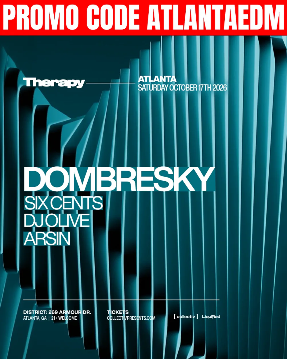 Dombresky — event flyer