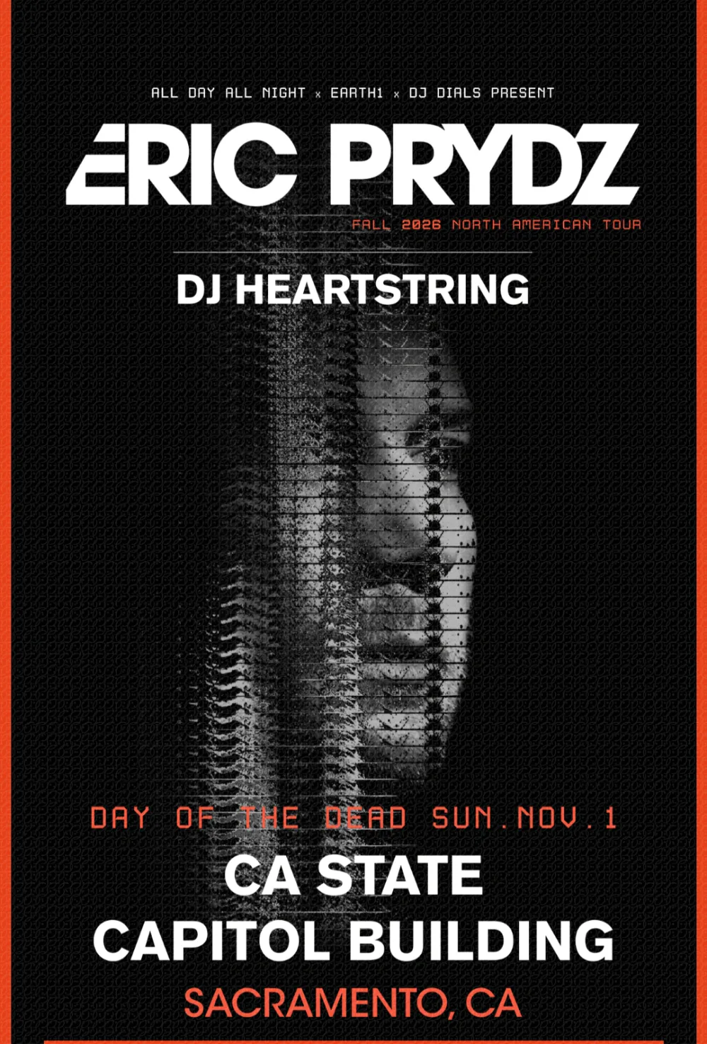 Eric Prydz, DJ Heartstring — event flyer