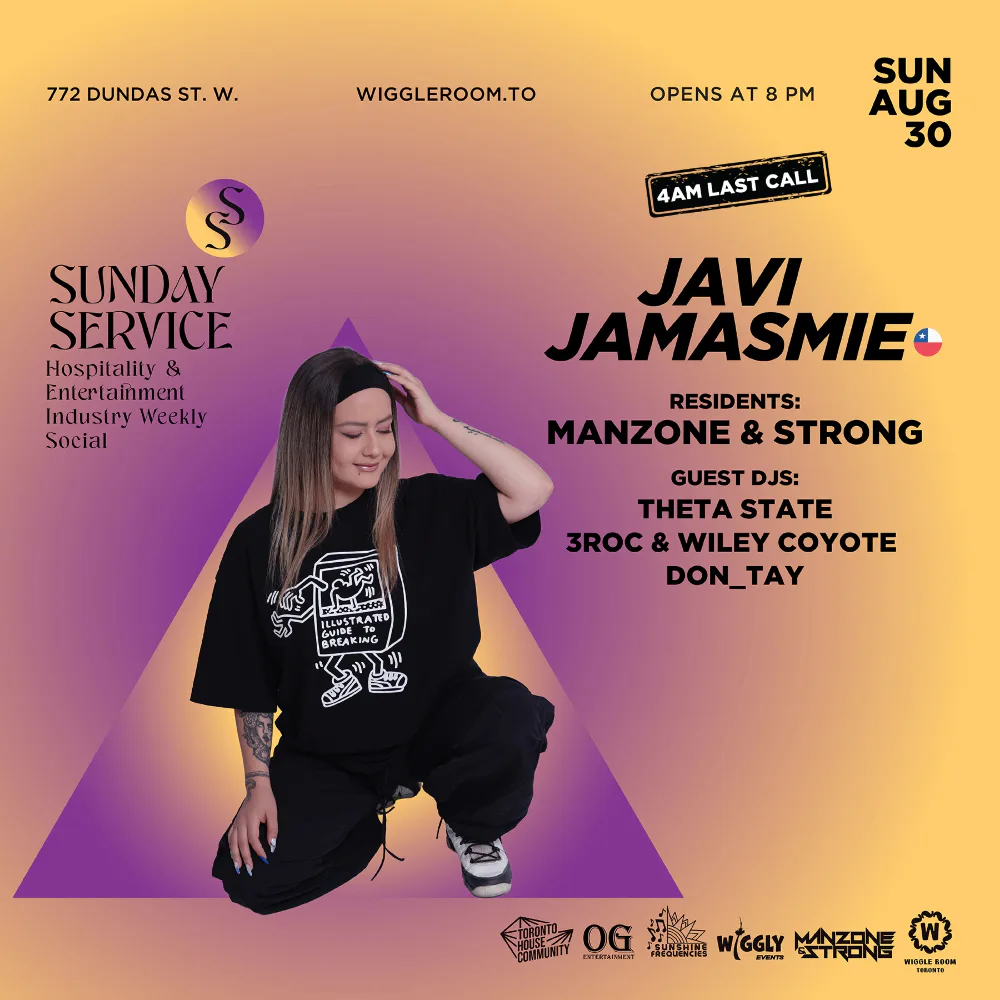 Sunday SerVice — event flyer