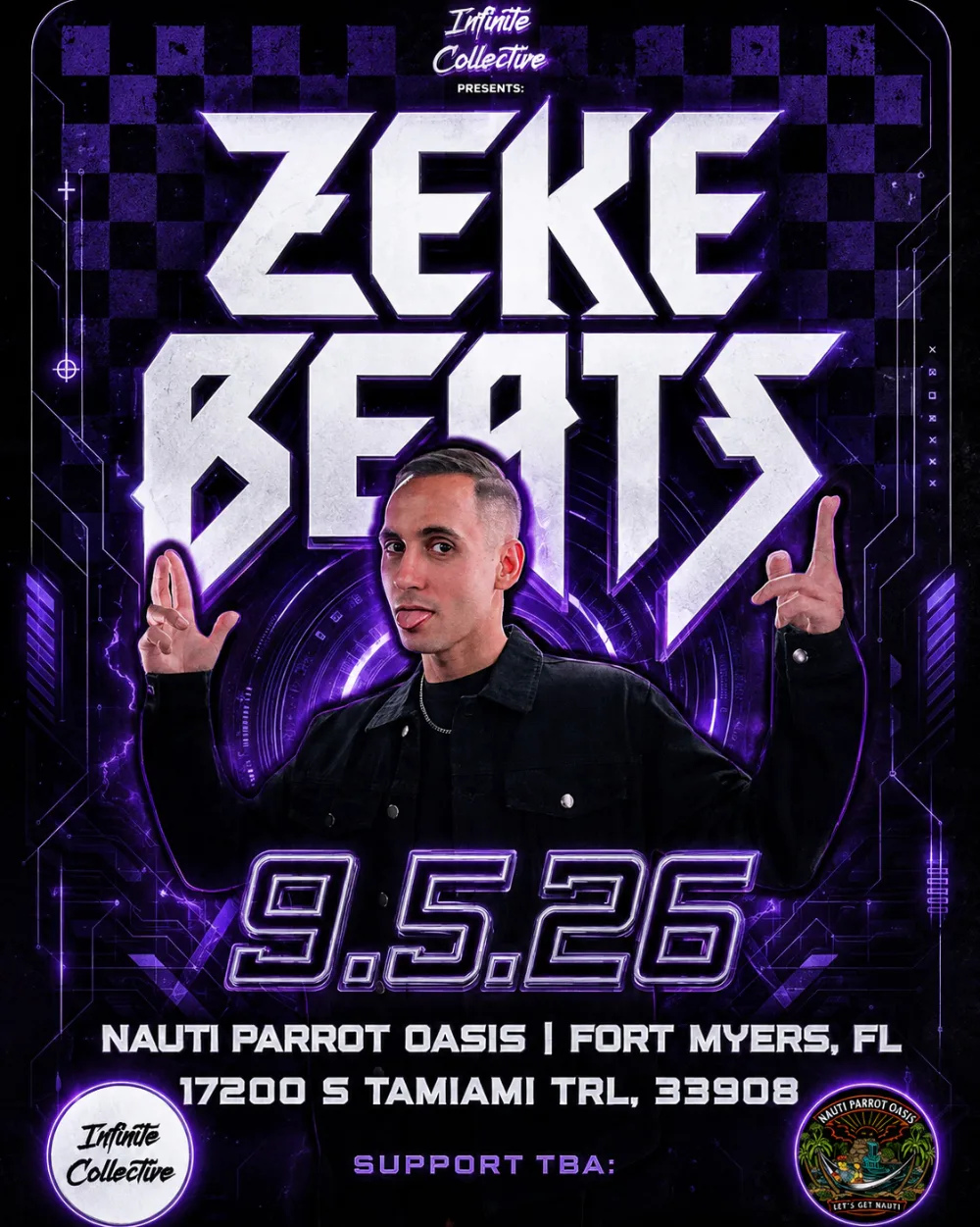 Infinite Collective Presents — event flyer