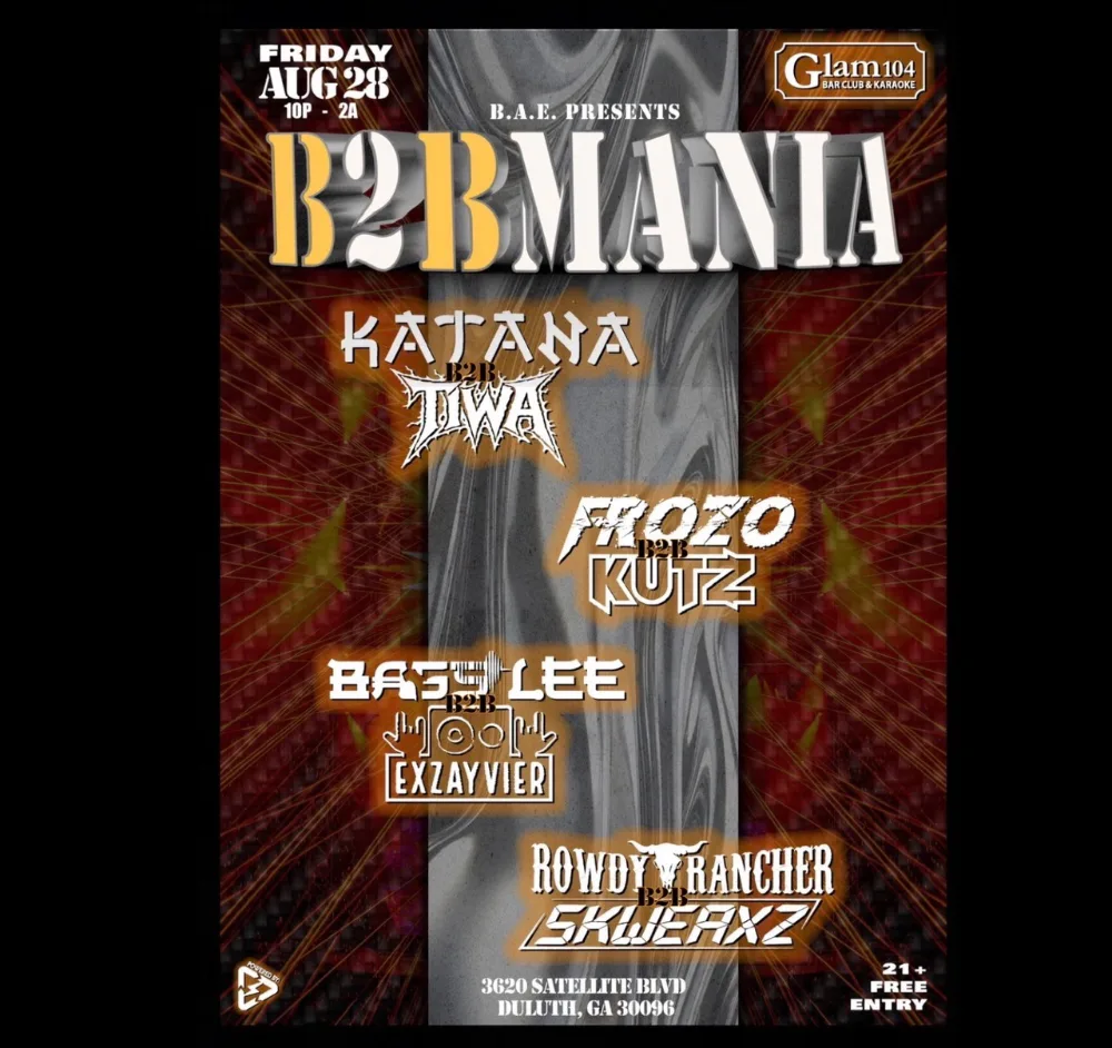 B2BMANIA — event flyer