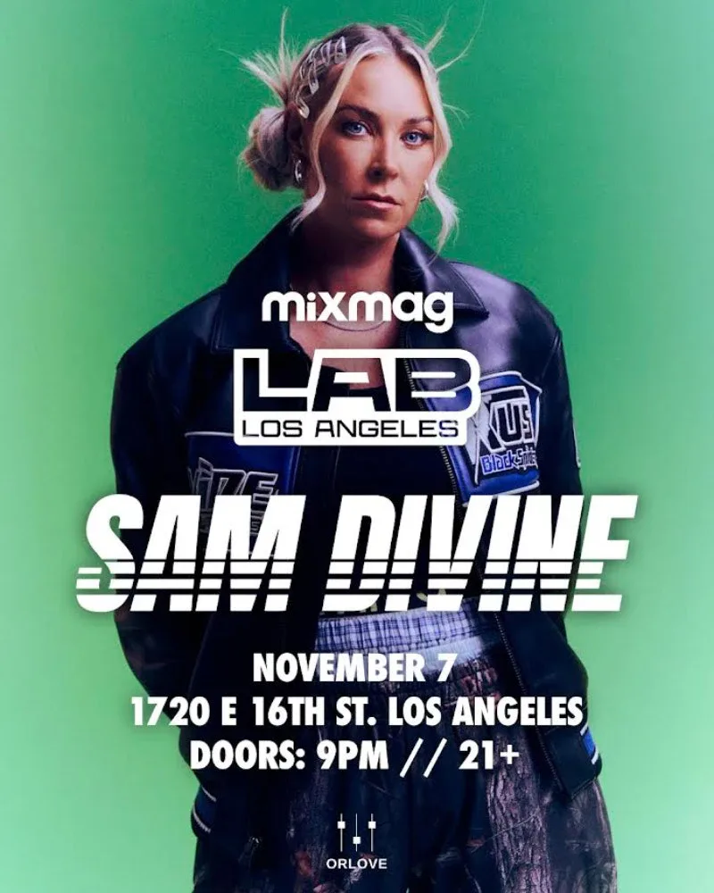 Sam Divine — event flyer