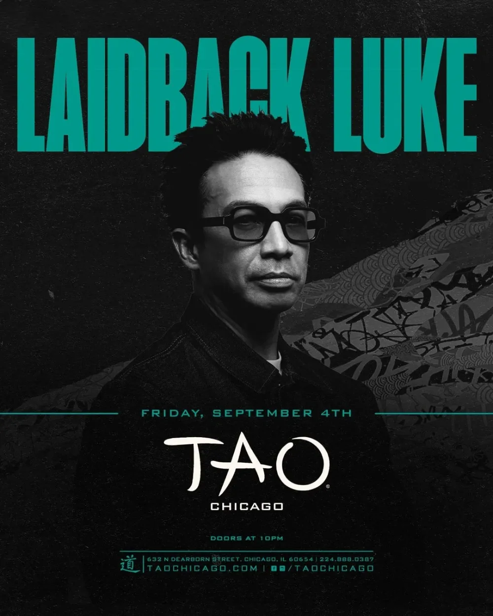 Laidback Luke — event flyer