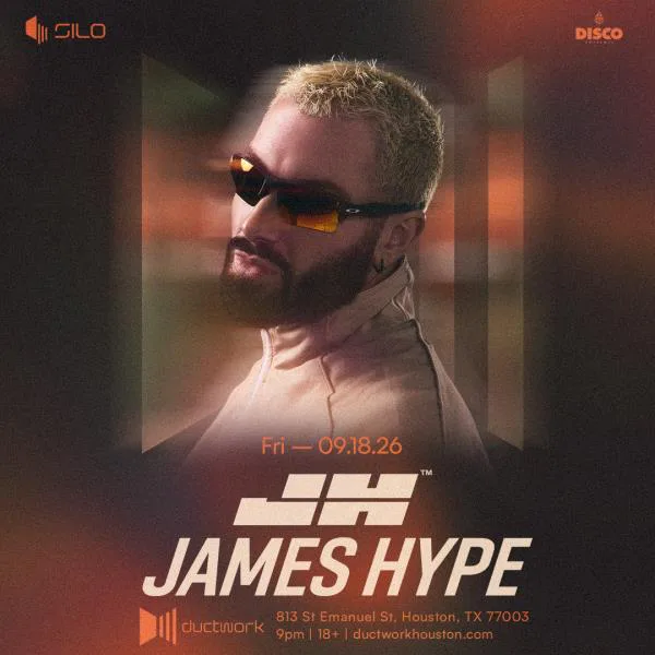 James Hype — event flyer