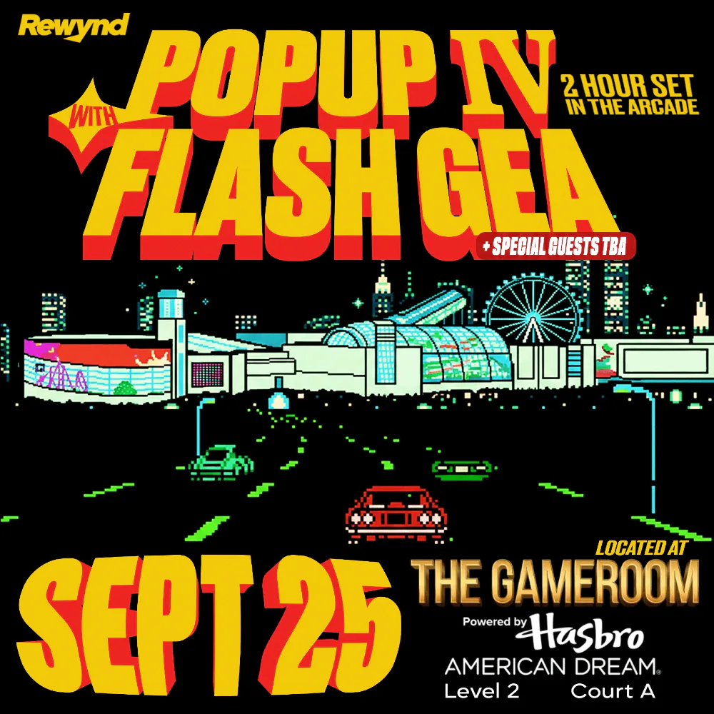 AMERICAN DREAM POPUP — event flyer