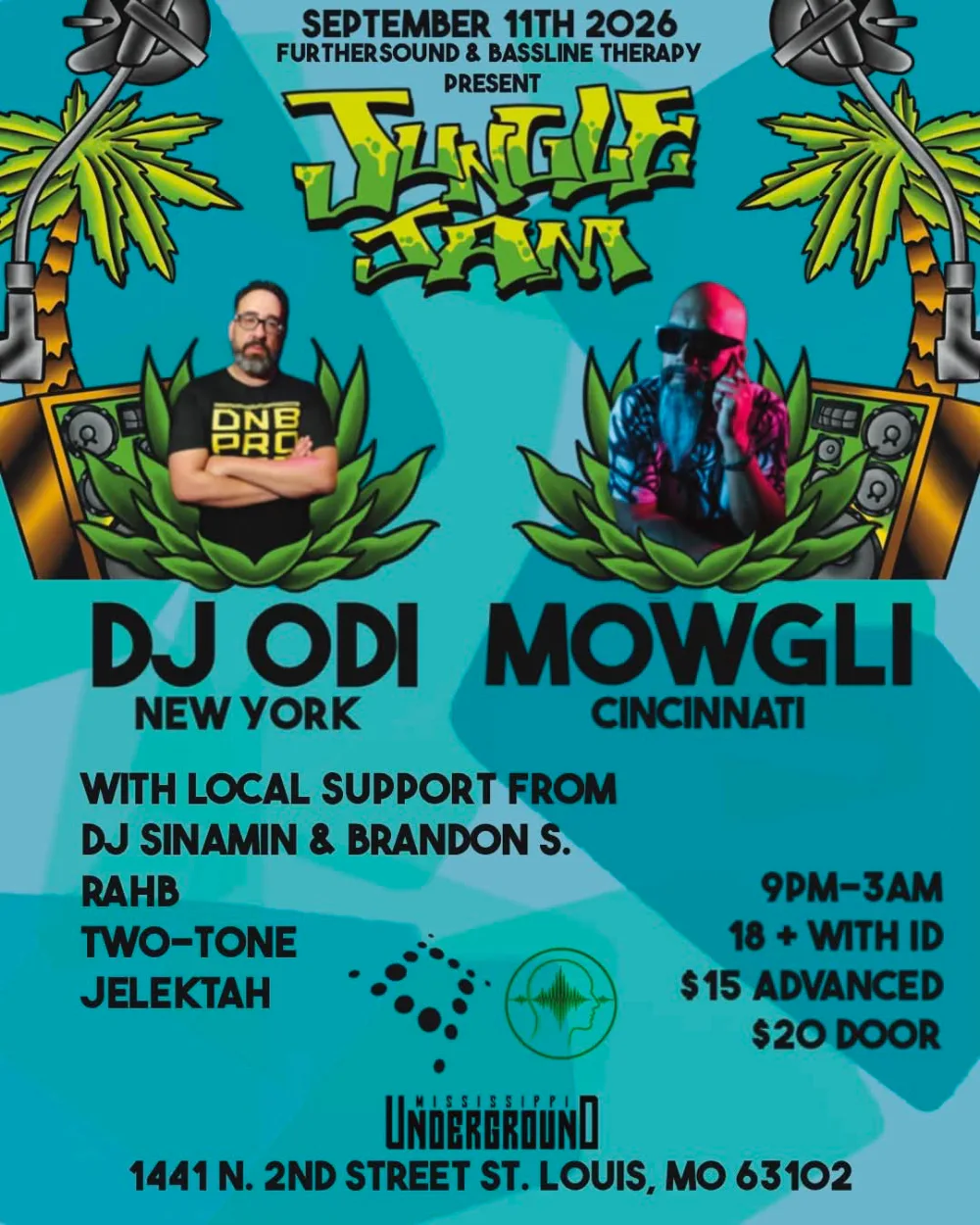 Jungle Jam — event flyer