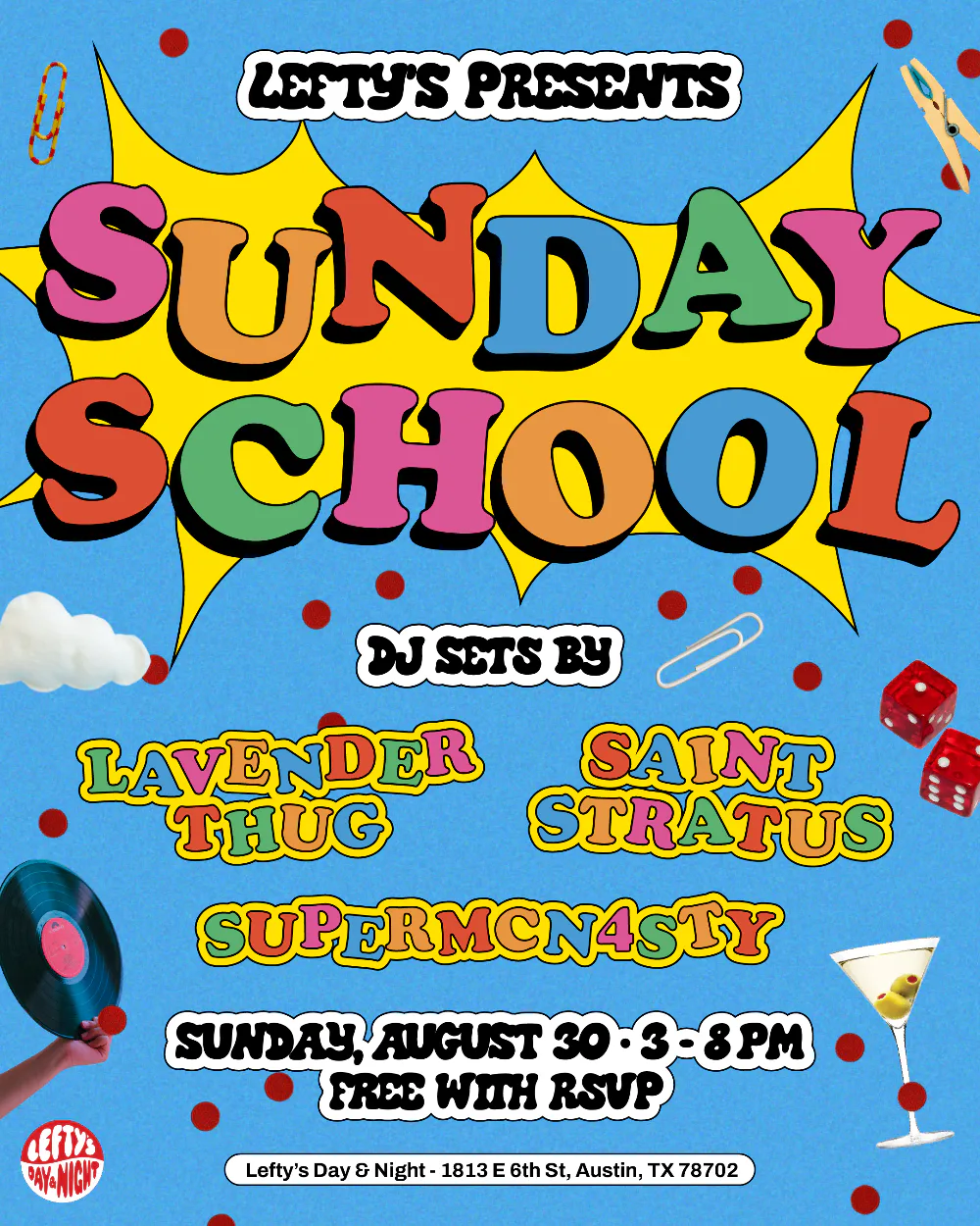 Sunday School — event flyer