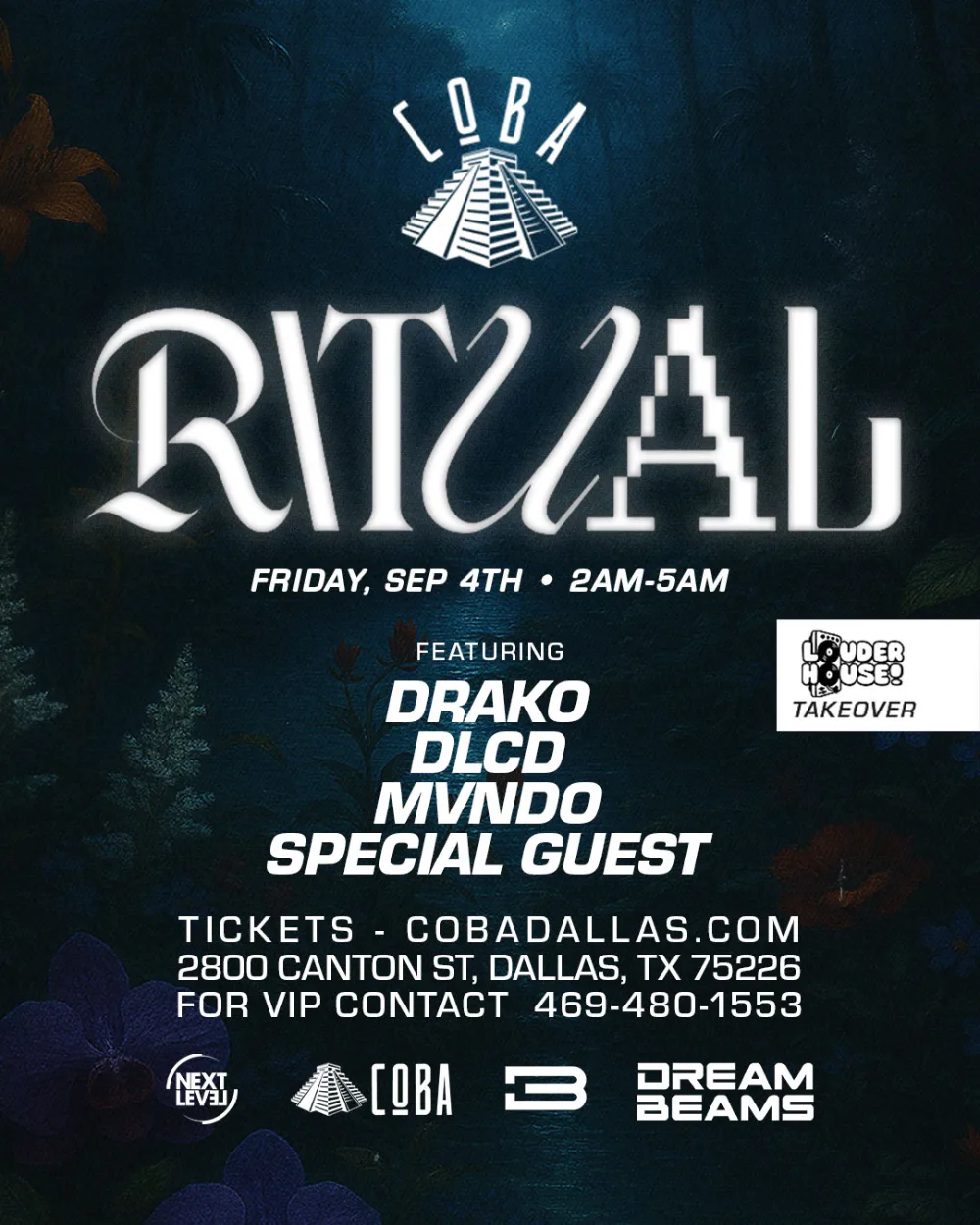 Nocturnal Bloom (Ritual) — event flyer