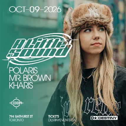 A Little Sound — event flyer