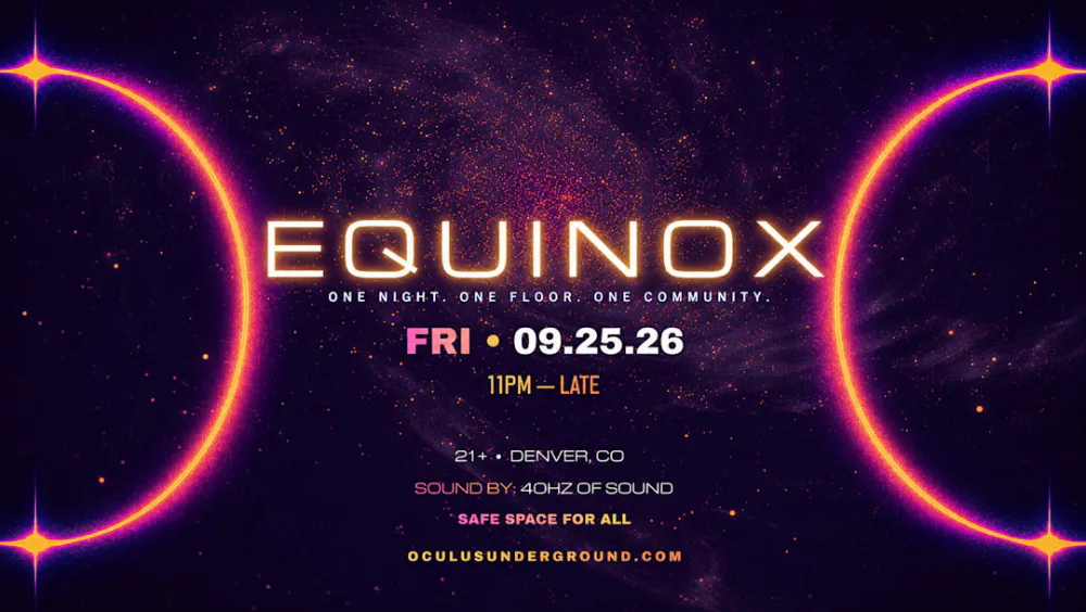 Equinox — event flyer