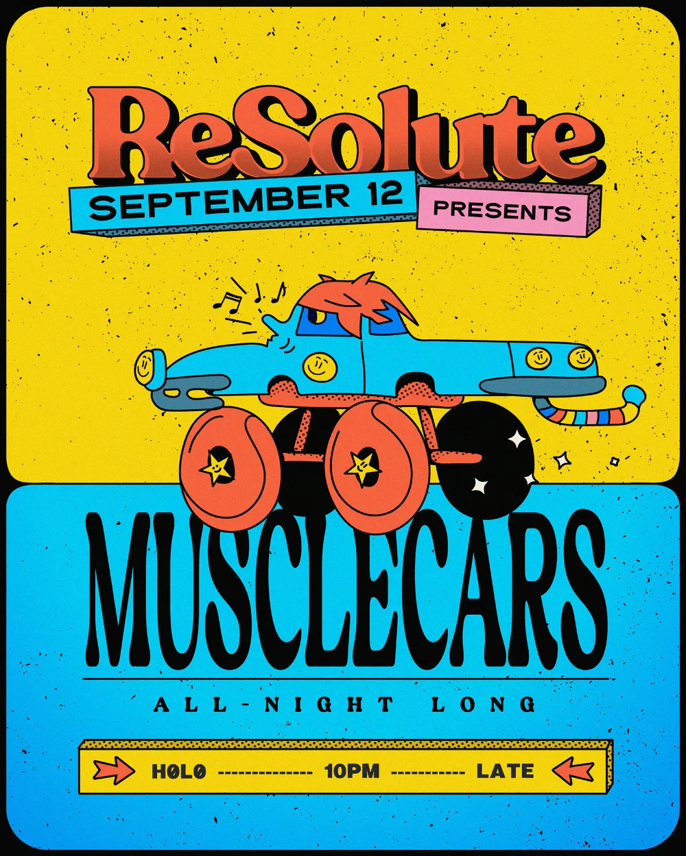 ReSolute Presents — event flyer
