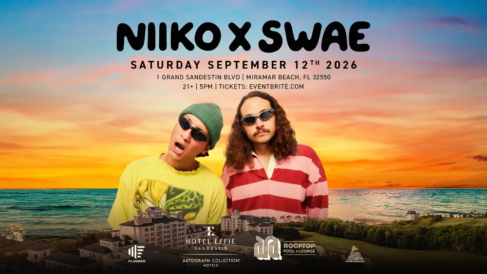 NIIKO X SWAE — event flyer