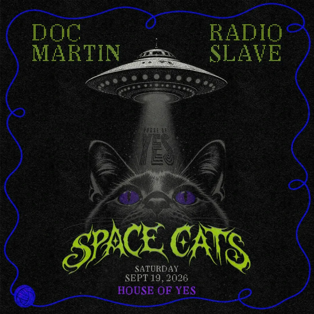 Doc Martin, Radio Slave, Yushh — event flyer