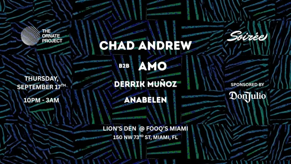 Chad Andrew, Anabelen — event flyer