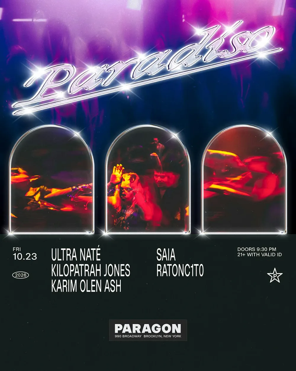 Ultra Naté, Kilopatrah Jones — event flyer