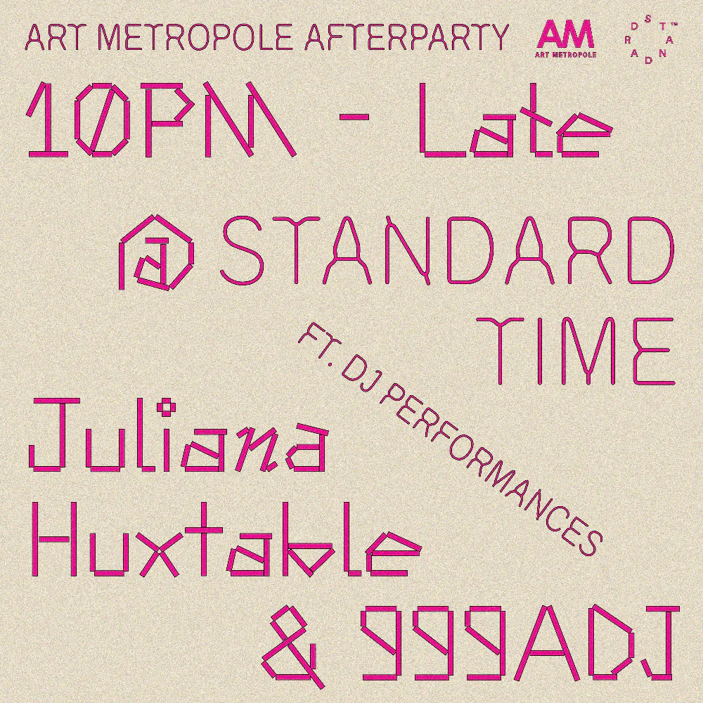 Juliana Huxtable, 999ADJ — event flyer