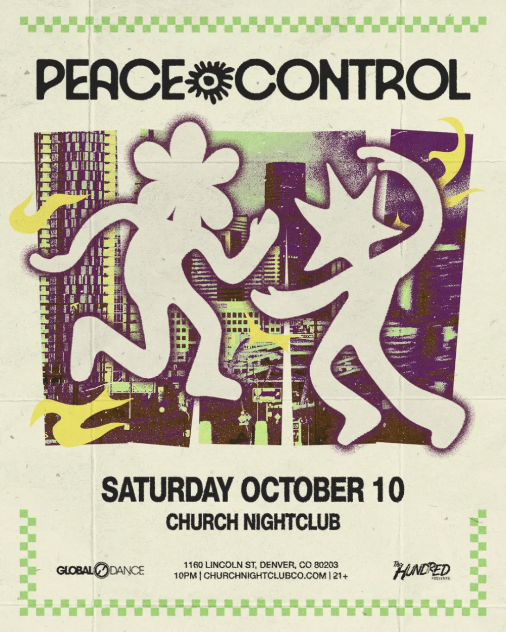 Peace Control — event flyer