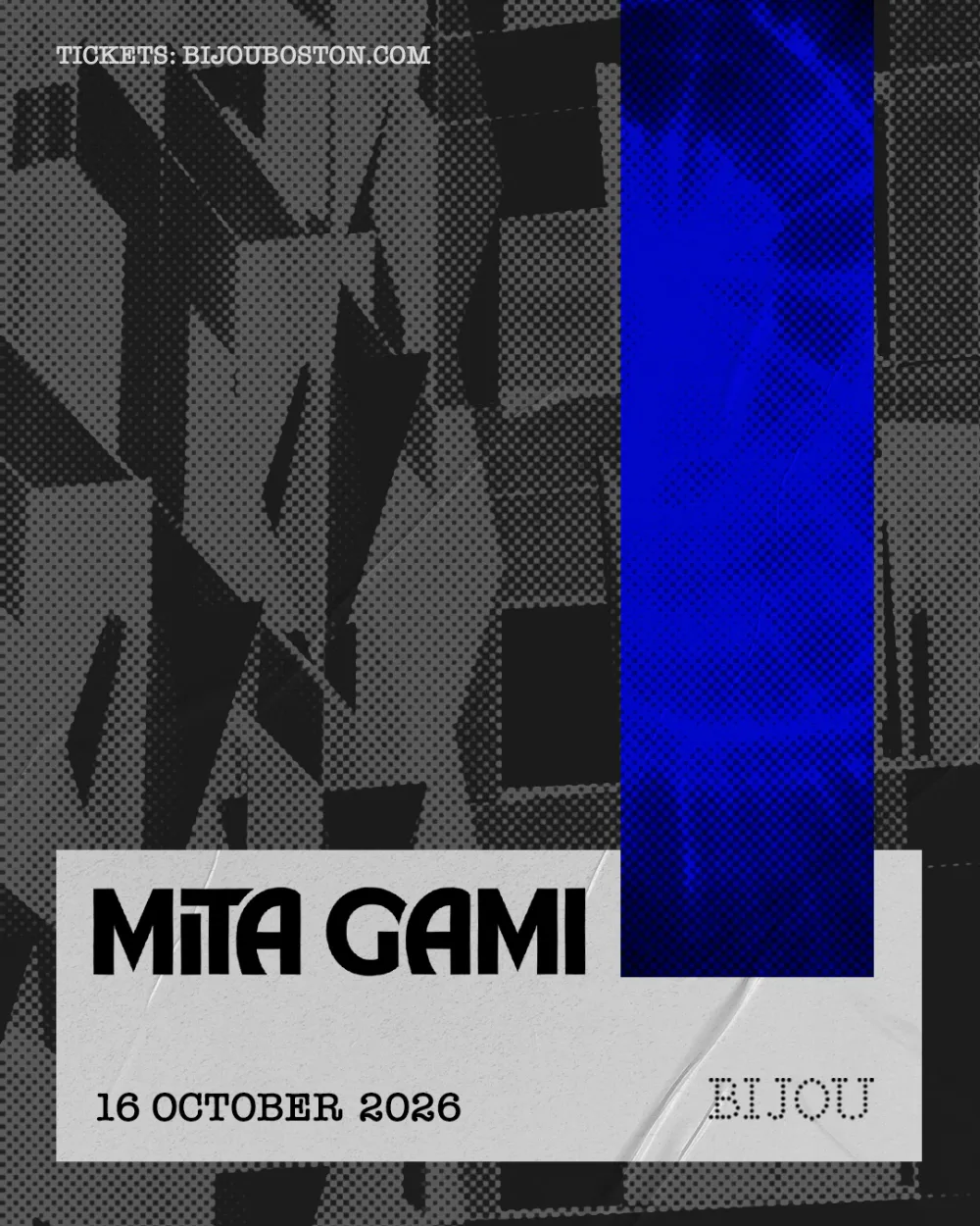 Mita Gami — event flyer
