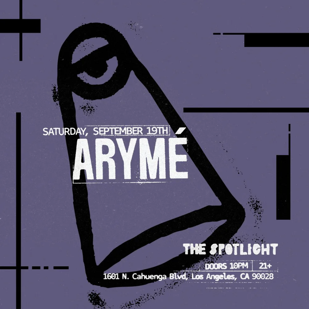 Arymé — event flyer
