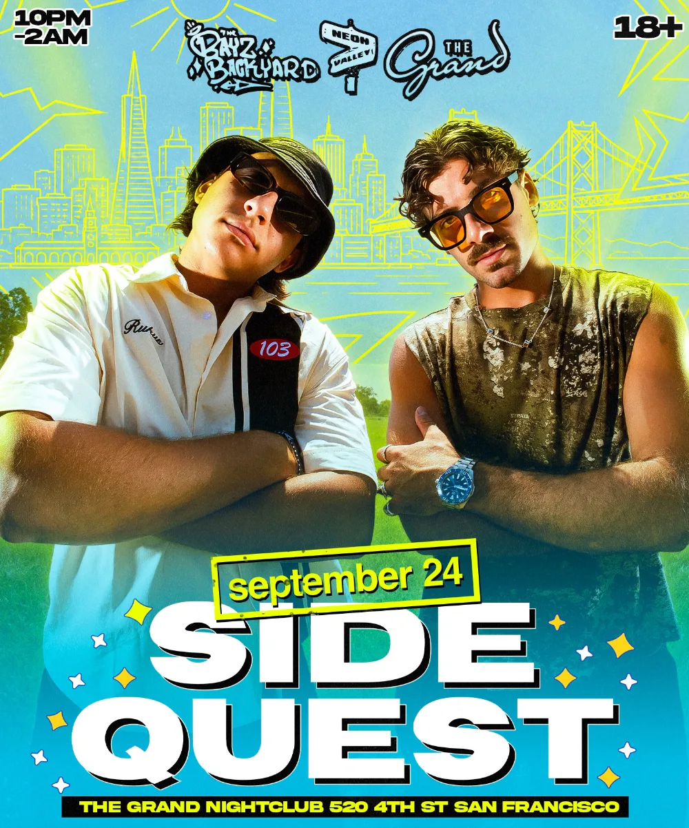 SIDEQUEST — event flyer
