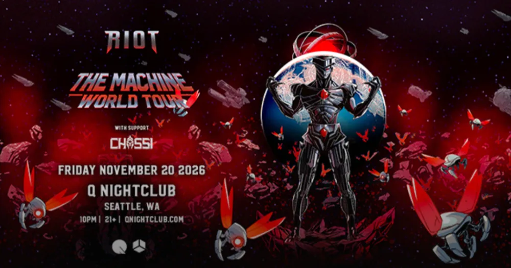 Event flyer for RIOT, Chassi