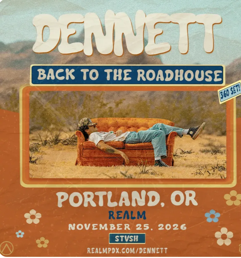 Event flyer for DENNETT, STVSH (360 set)