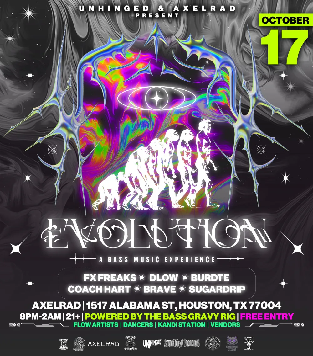 EVOLUTION — event flyer