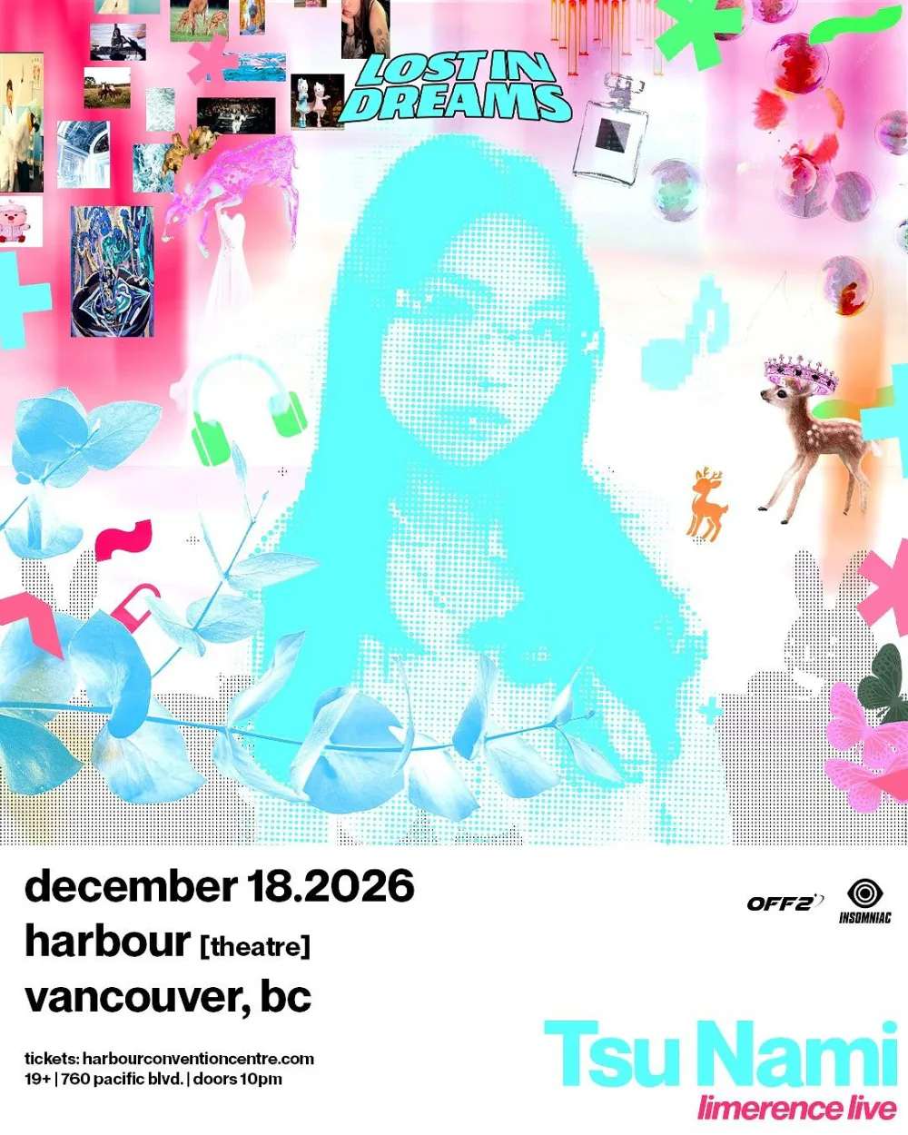 TSU NAMI, Limerence — event flyer