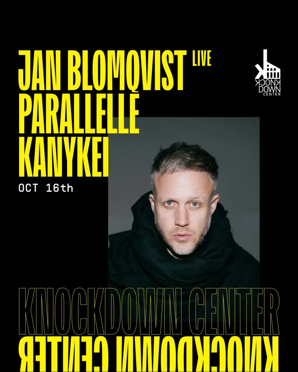 Jan Blomqvist, Parallelle, Kanykei — event flyer