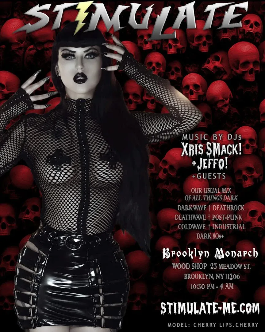 STIMULATE Presents — event flyer