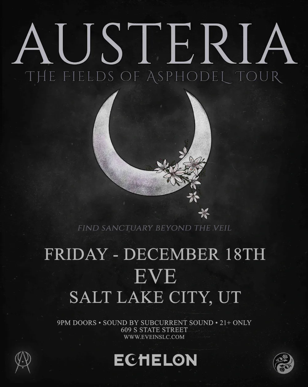Austeria — event flyer