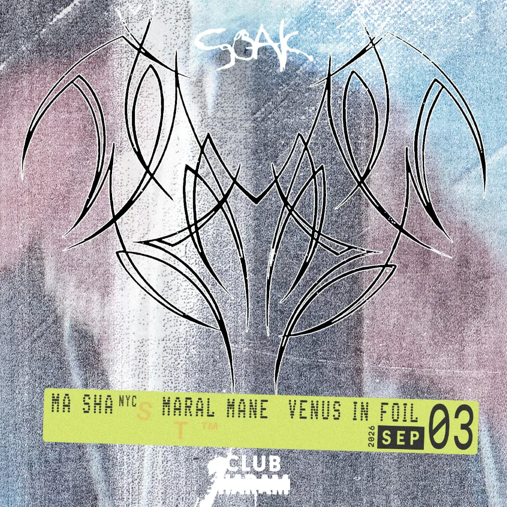 Ma Sha, Venus in Foil, Maral — event flyer