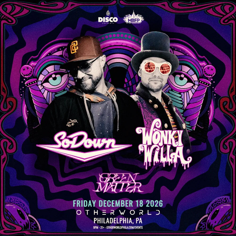 SoDown, WonkyWilla — event flyer