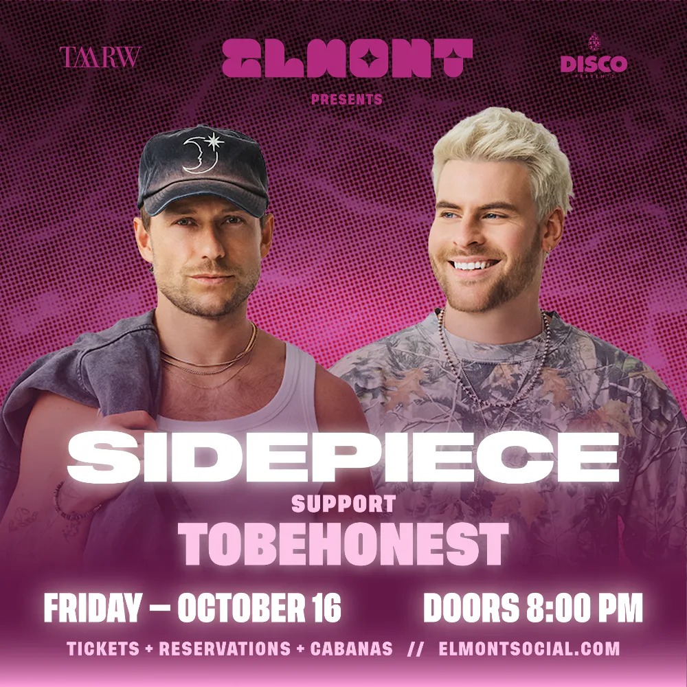 SIDEPIECE, TOBEHONEST — event flyer