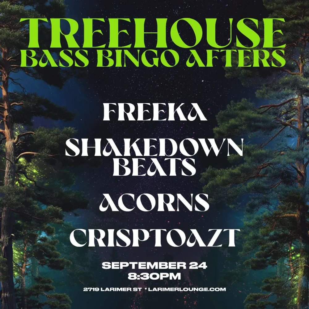 Treehouse:FREEKA,Shakedown Beats,Acorns,crisptoazt